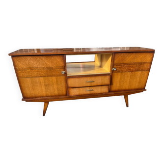 Sideboard with bar area and window