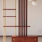 Illuminated Room Divider - Rosewood & Brass