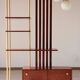 Illuminated Room Divider - Rosewood & Brass