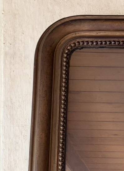 Large Louis-Philippe mirror 19th century - 80 x 107 cm