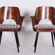 Set of Mid-Century Armchairs in Beech attributed to Oswald Heardtl, 1950s