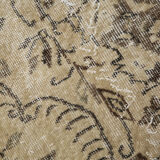 Classic beige & brown vintage rug, 211x155 cm