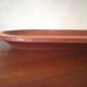 Oval teak dish