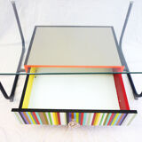 Top glass coffee table
