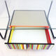 Table basse  top verre