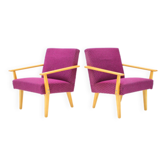 1960s Pair of Armchairs, Czechoslovakia