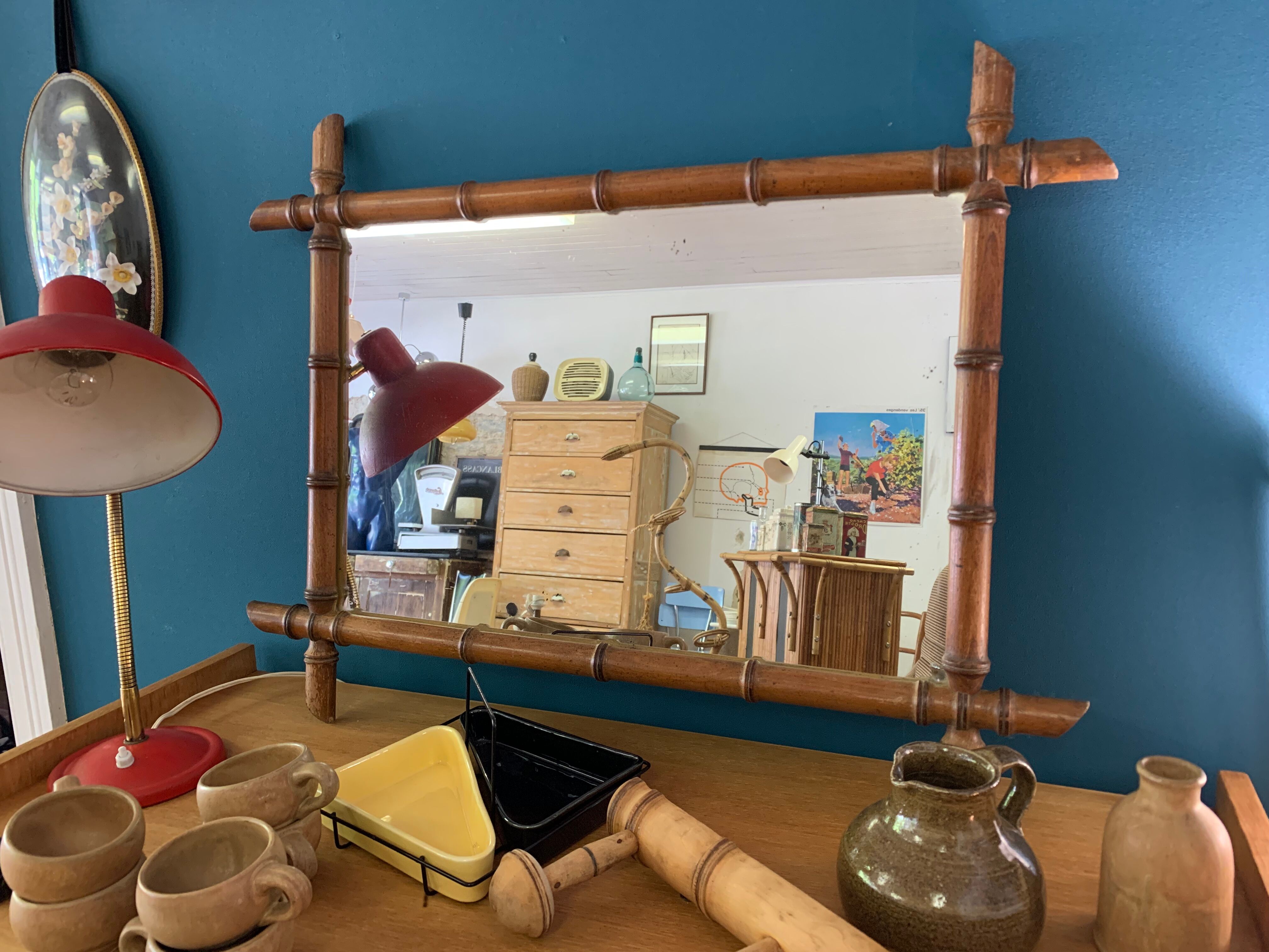 Bamboo mirror