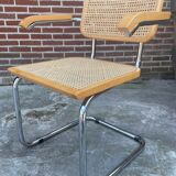 Chair model Cesca by Marcel Breuer with armrests B64