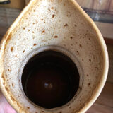Wine decanter revol in stoneware brown shades