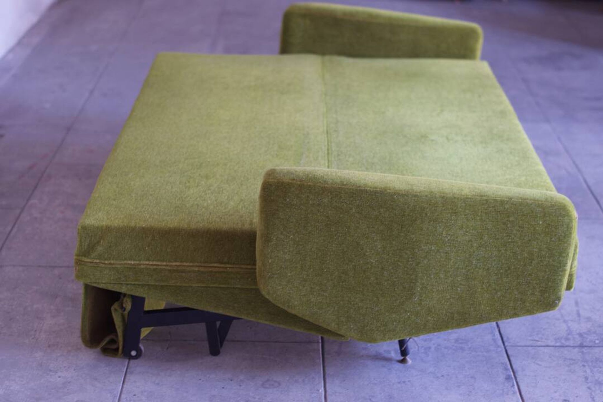 Set de salon canapé - 2 fauteuils design 1960 par Paul Geoffroy Troika Airborne