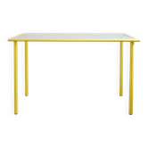 Giandomenico Belotti desk for Fly Line, yellow metal