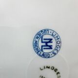 Authentic Julien Michelaud Limoges porcelain round dish