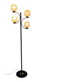 Lampadaire 4 feux style moderniste - années 50/60
