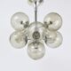 E. R. Nele Temde lustre atomic Sputnik chromé Space Age lampe suspendue tulipe