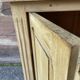 Small rustic alsatian furniture circa 1900 painted fir buffet craft furniture popular art sideboard