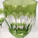 Four glasses with port, crystal. Baccarat?