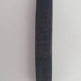 Ebony and chiseled metal knife holder set