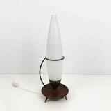 Lampe de table opaline du milieu du siècle par Philips, années 1960