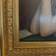 Huile sur toile Portrait de jeune femme en buste " XX siècle