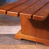 1960s slatted bench