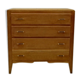 Commode vintage bois massif 1950