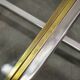 1970s Italian Chrome, Brass and Glass Nesting Tables, Set of Three