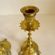 Art Nouveau candle holder pair early XX