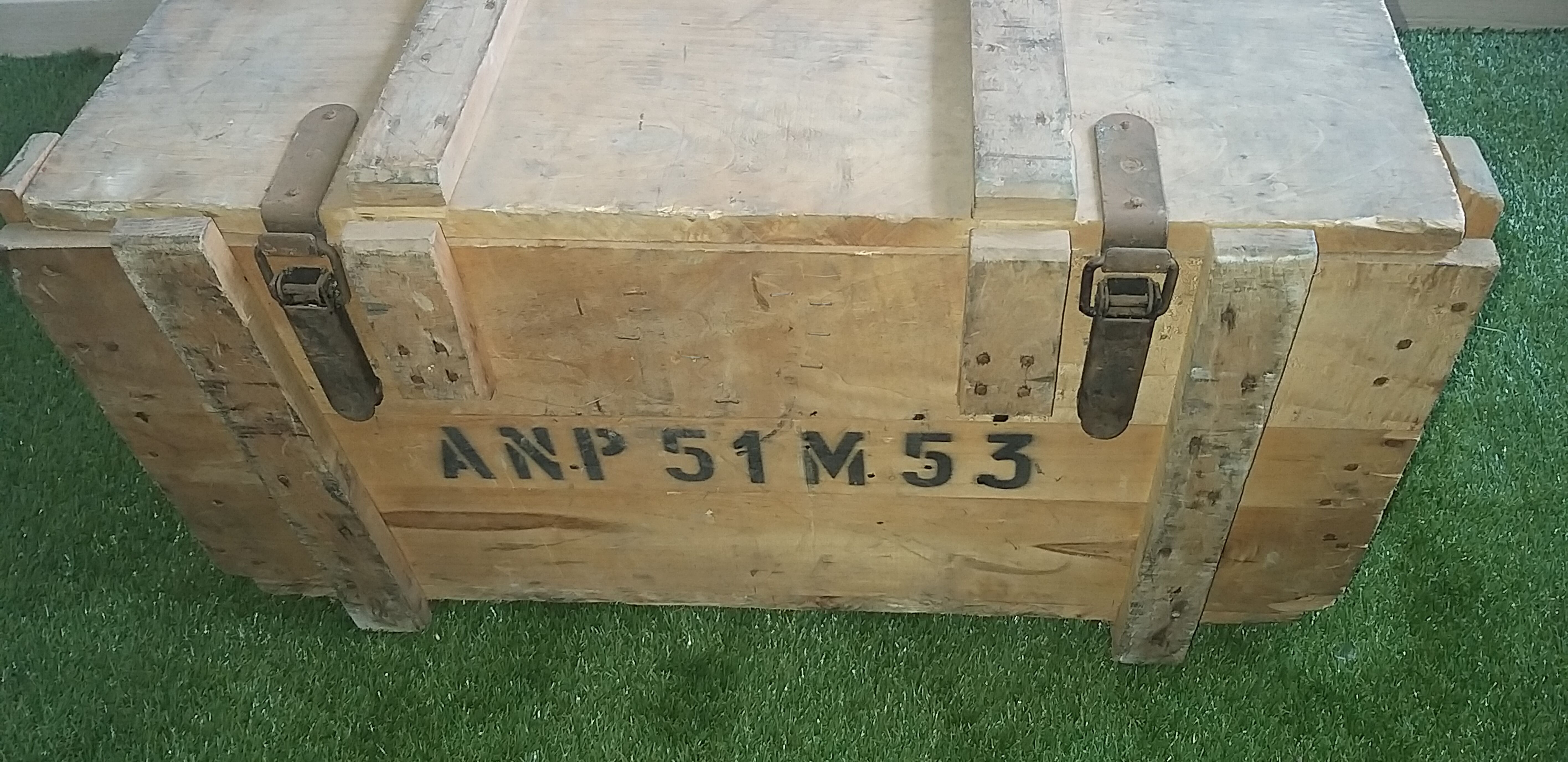 Military wood crate