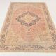 Vintage Pale Red & Pink Persian Rug, 144x216Cm