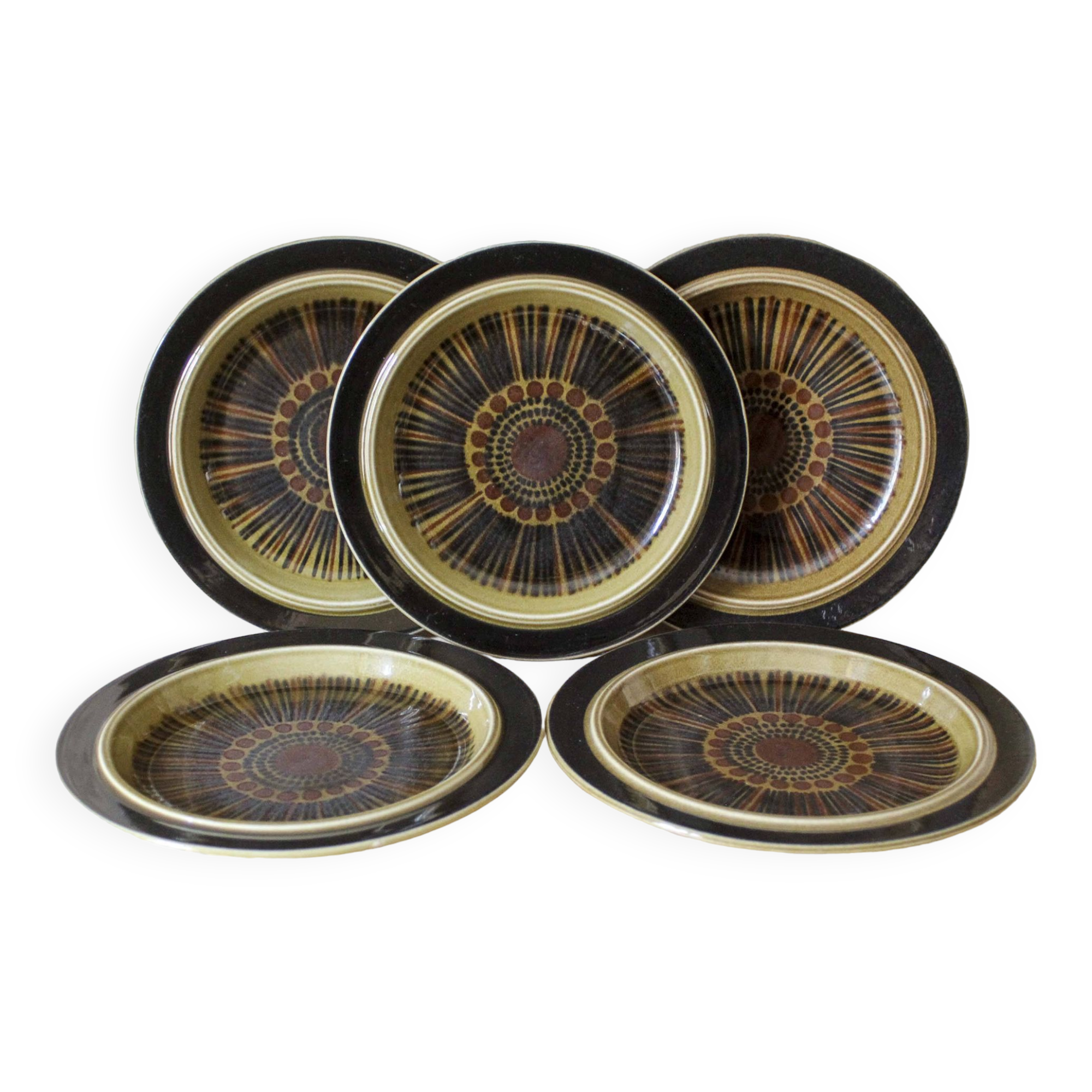 5 plates Kosmos Arabia Finland series