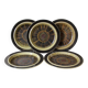 5 plates Kosmos Arabia Finland series