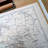 Printed in 1889, Landes, New Aquitaine.