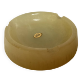 Empty alabaster ashtray pocket