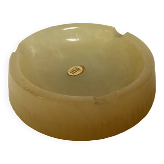 Empty alabaster ashtray pocket