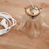 Retro glass walking lamp