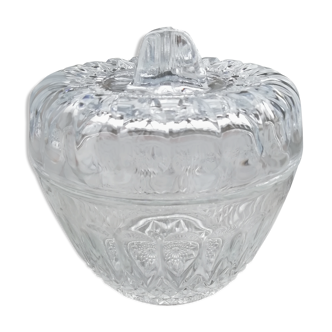Chiseled glass candy