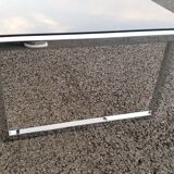 Vintage glass coffee table