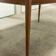 60's rectangular Scandinavian table with extension cords