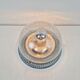 Vintage Ceiling Lamp in Chrome Glass from Hillebrand Lighting, 1960s