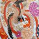 Large deep porcelain plate in Imari style (35.5 cm) with "Phe" decoration.