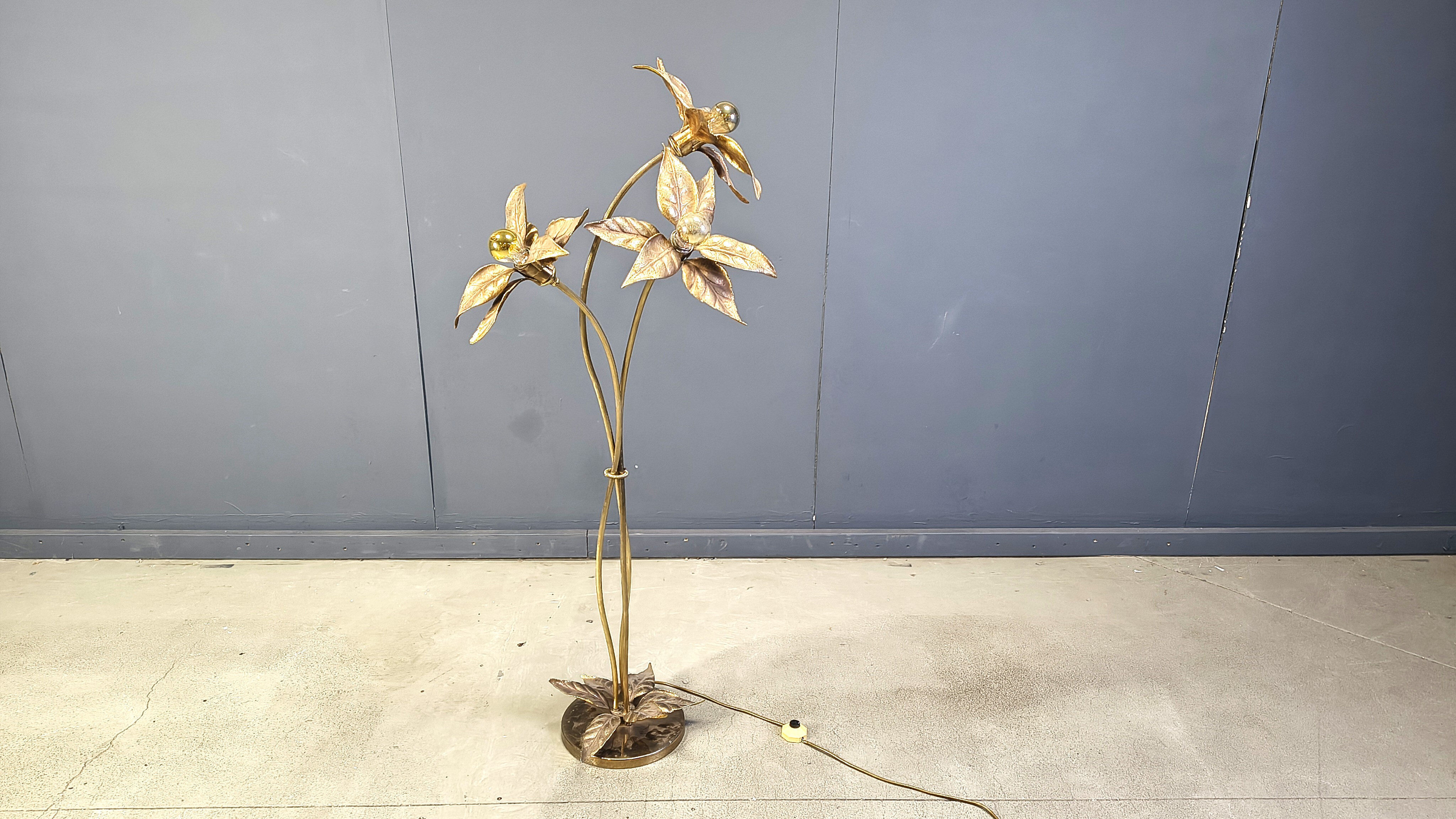 Willy Daro flower floor lamp, 1970s