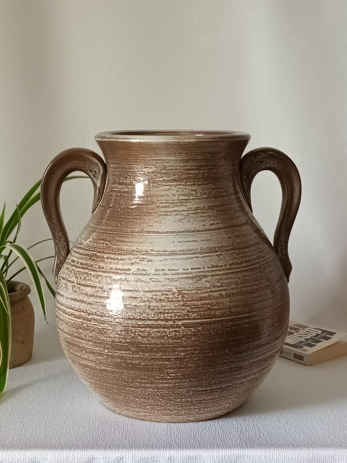Vintage St Clément style ceramic jar