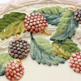 Set of 6 plates blackberries slurry