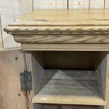 English buffet XIXth in pitch pine