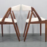 1960s Kai Kristiansen Set of Four Restored Teak Dining Chairs