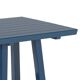 Table carrée artisanale contemporaine en bois massif de la collection Bacon