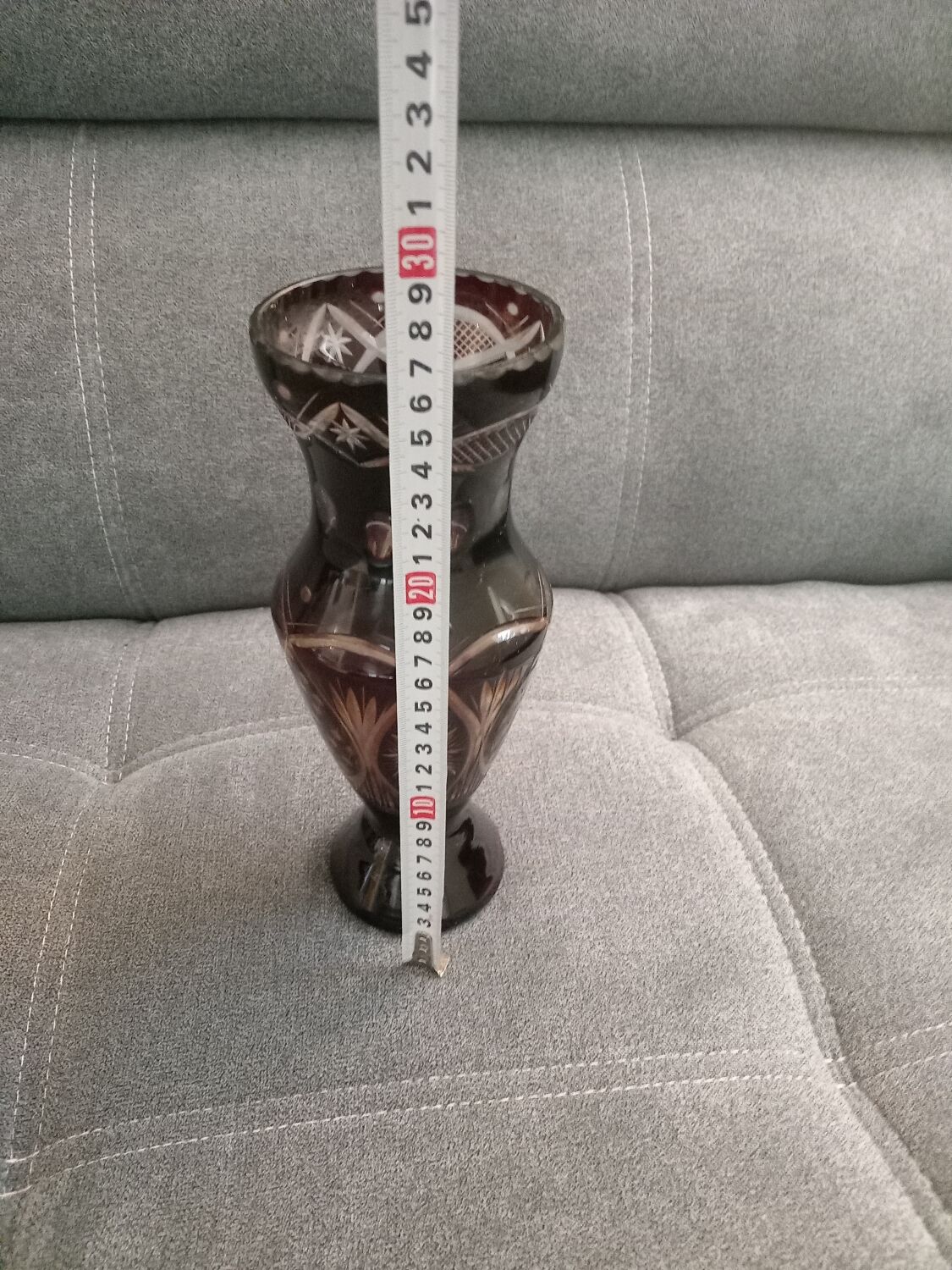 Vintage Bohemian Crystal Vase