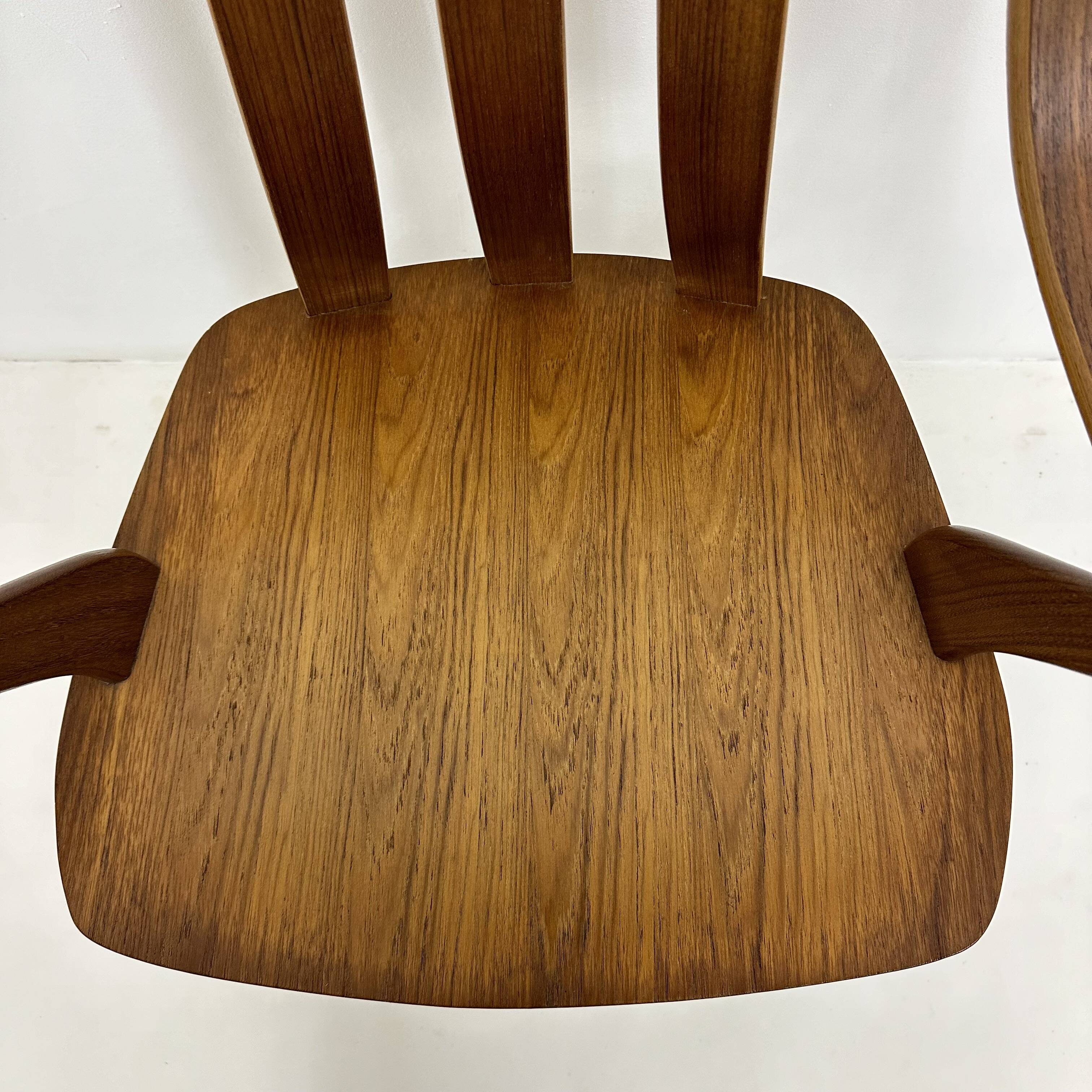 Set of 4 Plywood dining chairs , 1960s