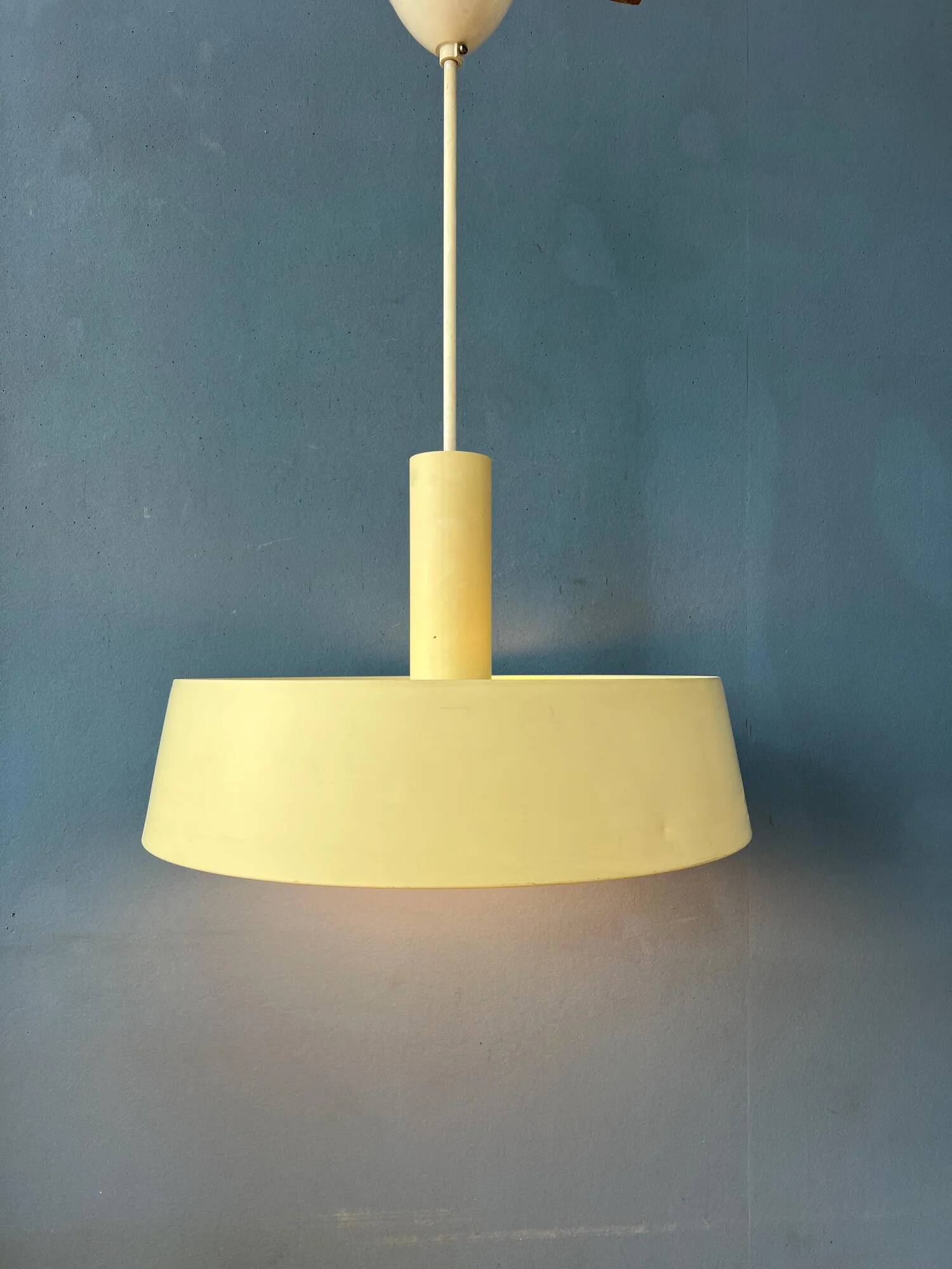 Large vintage Louis Kalff pendant lamp