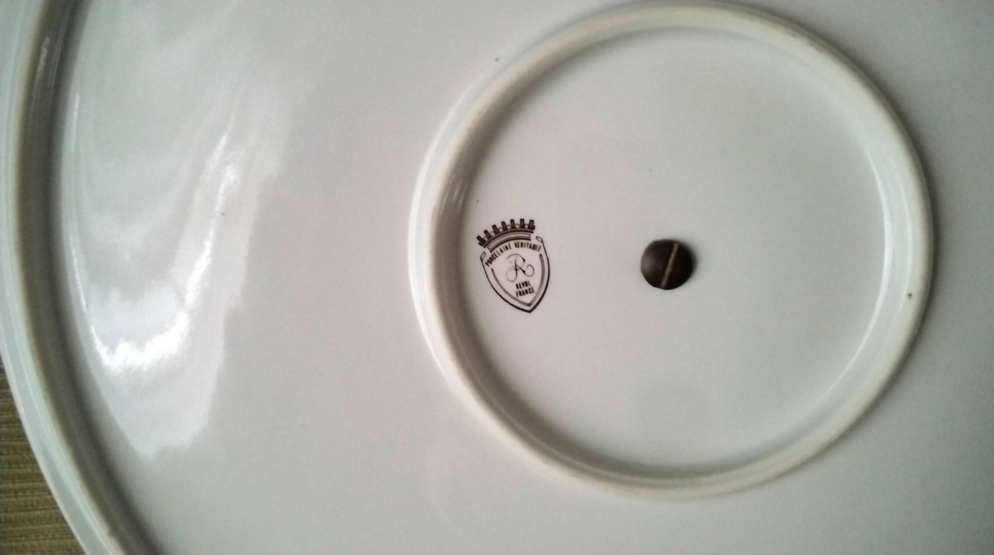 Plateau à fromage en porcelaine Révol
